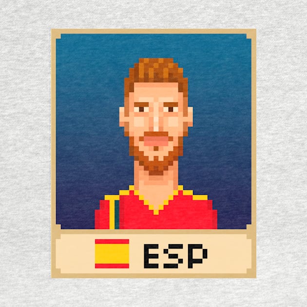 Sergio Ramos by PixelFaces